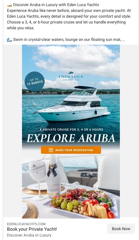 Eden Luca – Explore Aruba ad