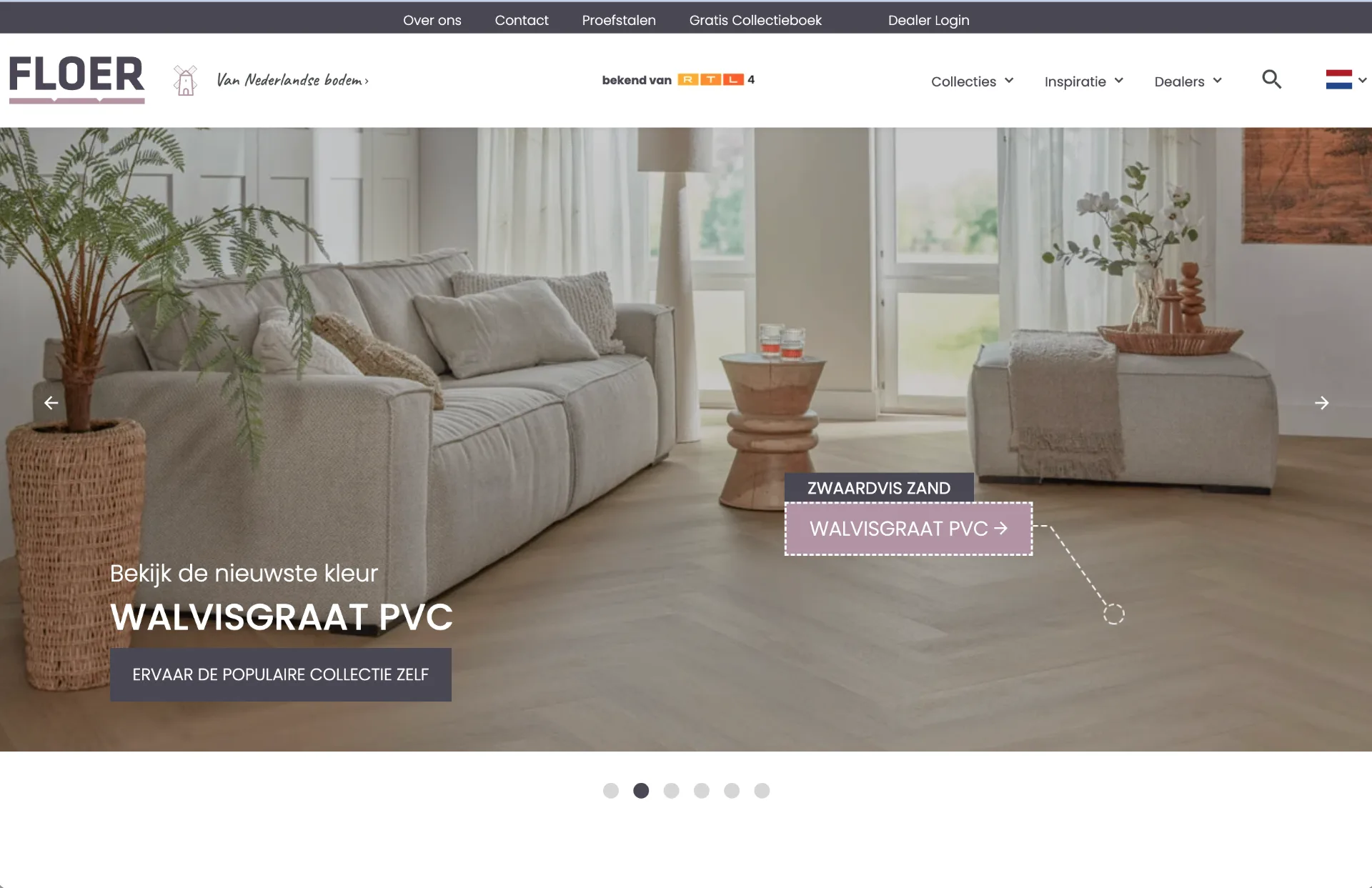 Floer.nl homepage