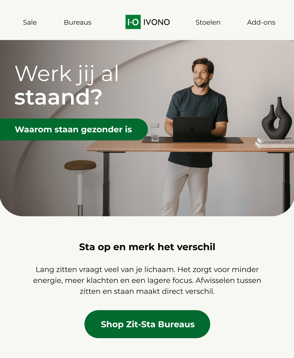 IVONO e-mail nieuwsbrief – werkplek checklist