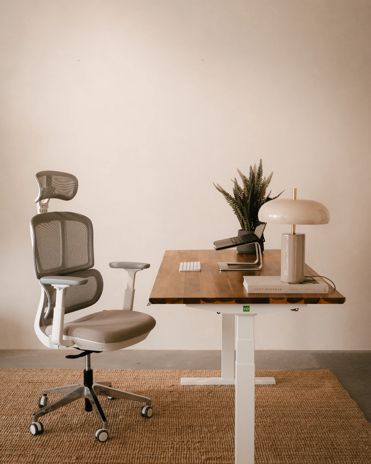 IVONO ergonomische bureaustoel en zit-sta bureau