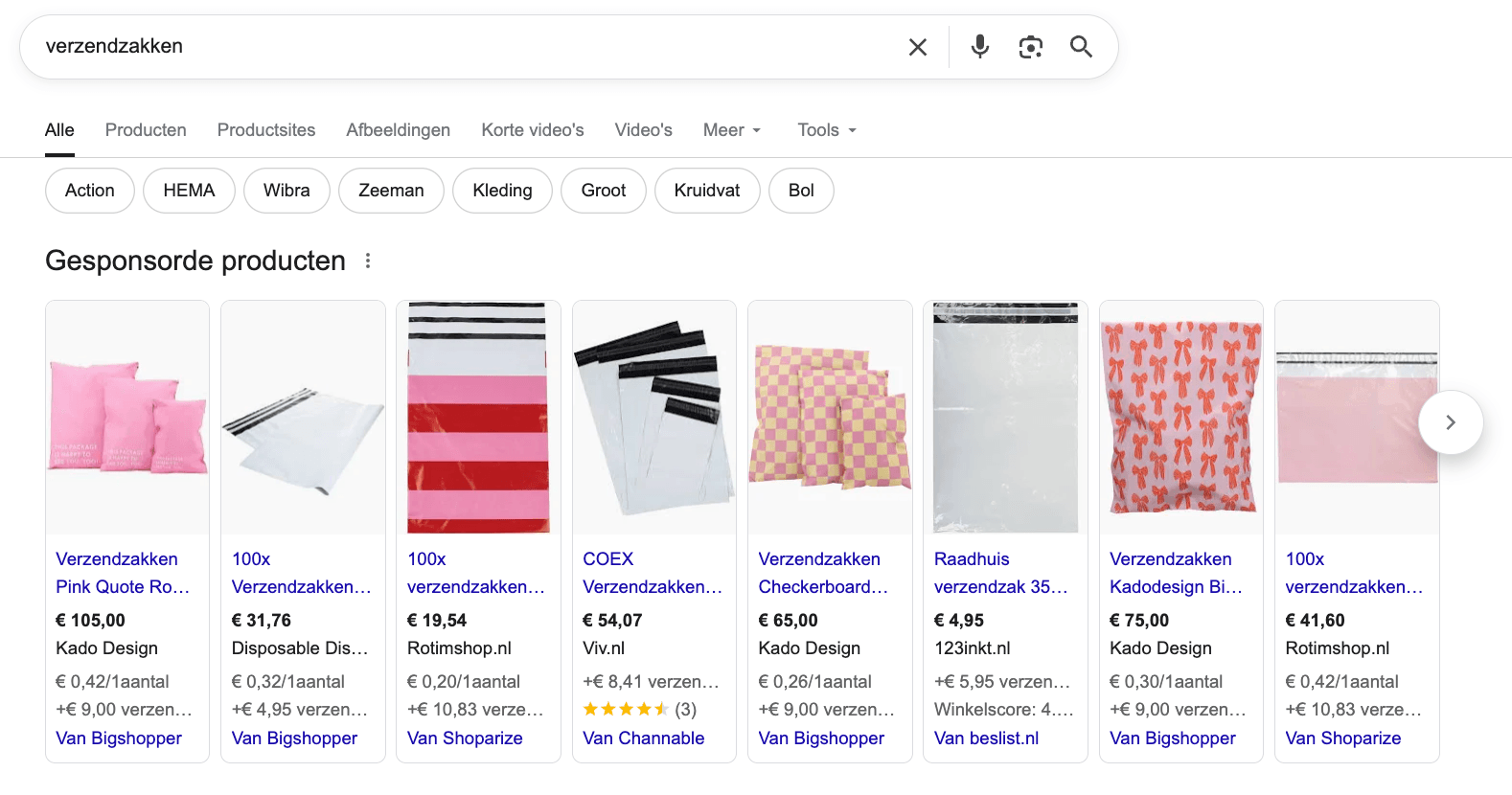 Kado Design Google Shopping ads