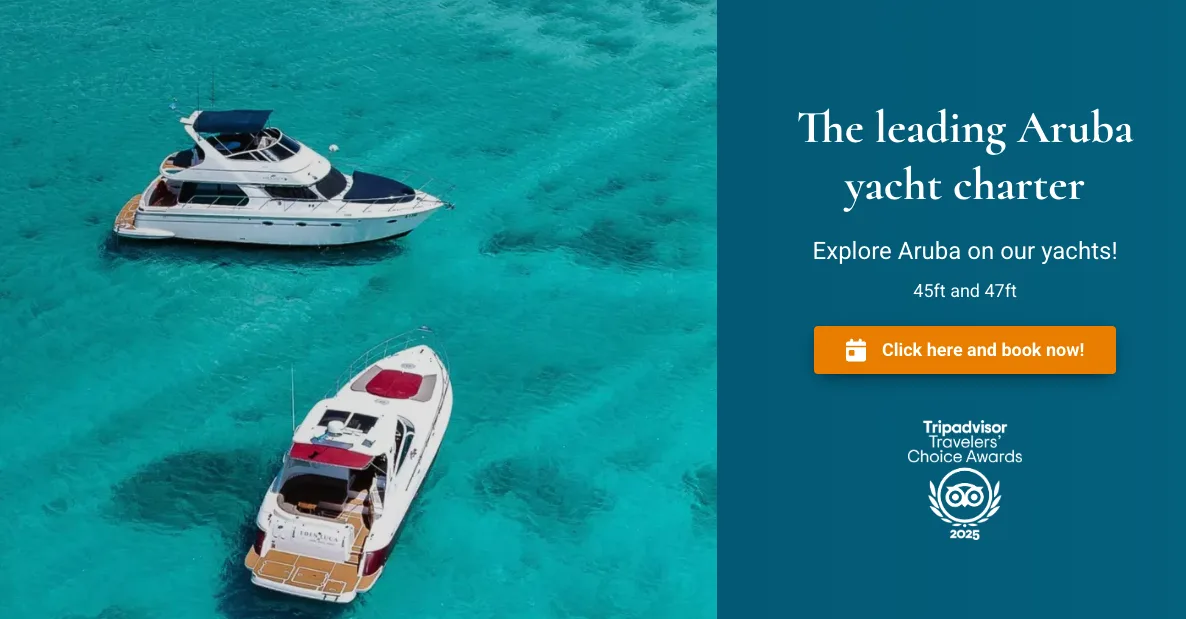 Aruba yacht charter ad