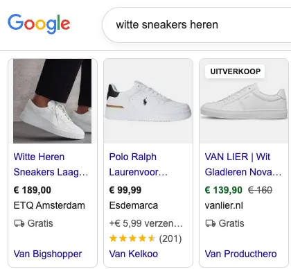 ETQ Google Shopping