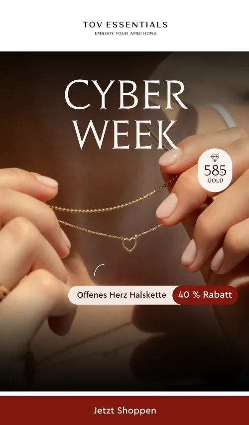 TOV Essentials Cyber Week email