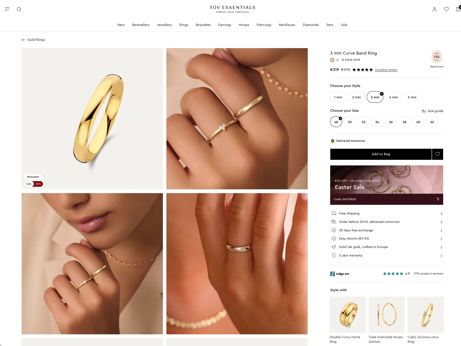 TOV product page